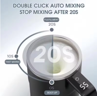 380ML Electric Coffee Self Mixing Mug IP67 Waterproof BPA-free Coffee Stirring Mug Rechargeable Automatic Magnetic Cup For Tea